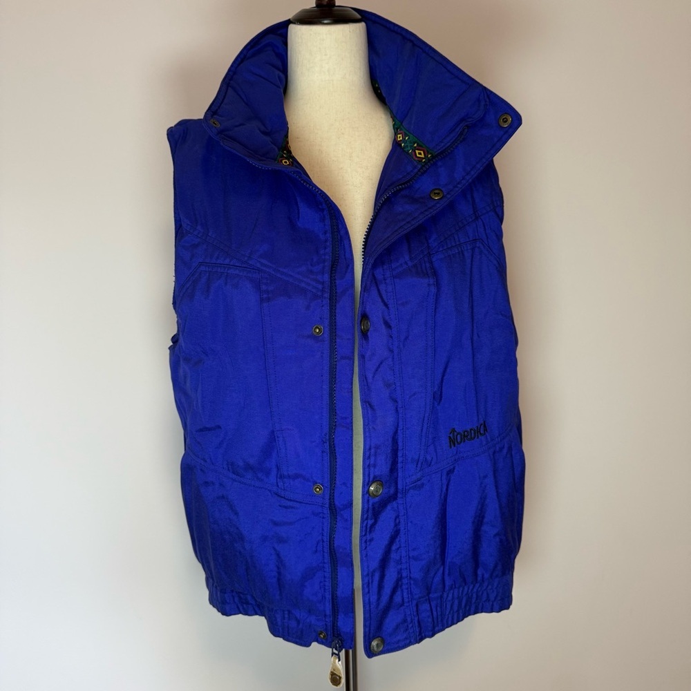 Nordica Vintage Blue Winter Women’s Vest Size L